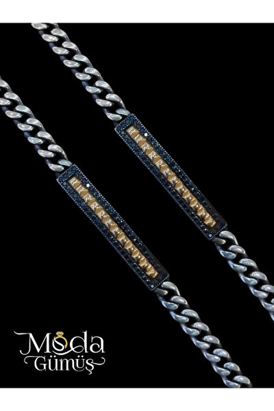 Moda Gümüş Erkek Bileklik