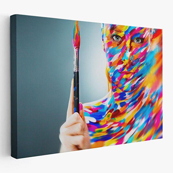 Harita Sepeti Kanvas Tablo