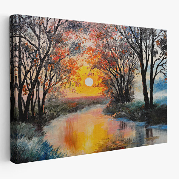 Harita Sepeti Kanvas Tablo