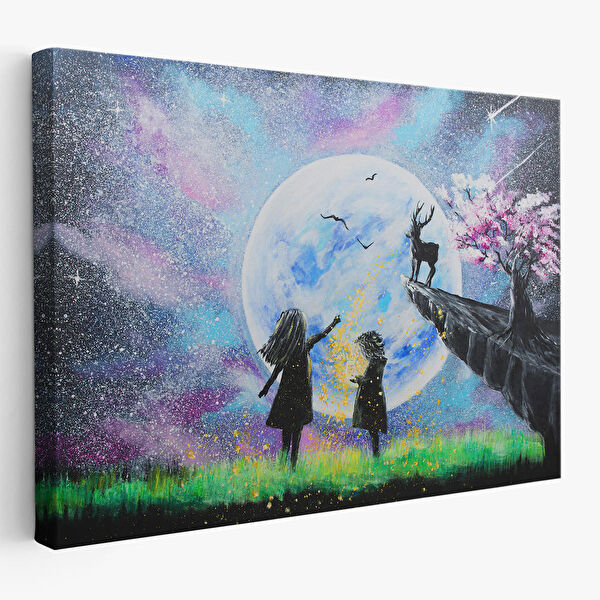 Harita Sepeti Kanvas Tablo