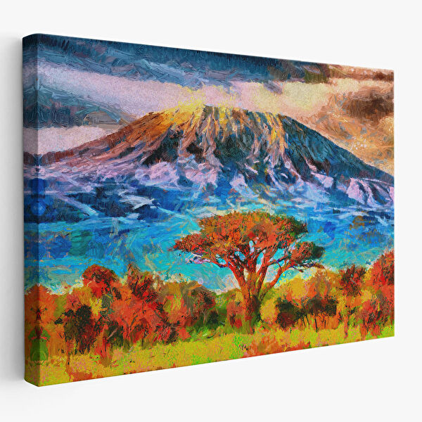 Harita Sepeti Kanvas Tablo