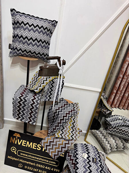 Nivemes Home Dekoratif Yastık, Kırlent, Kılıf