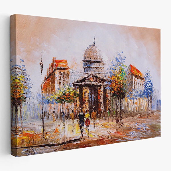 Harita Sepeti Kanvas Tablo