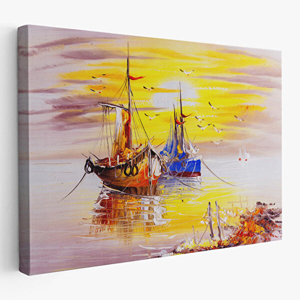 Harita Sepeti Kanvas Tablo