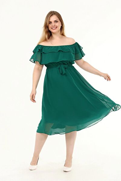 Modayız Büyük Beden Günlük Elbise