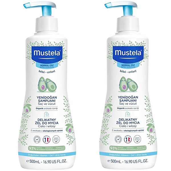 Mustela Bebek Saç, Vücut Şampuanı