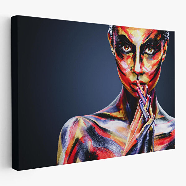 Harita Sepeti Kanvas Tablo