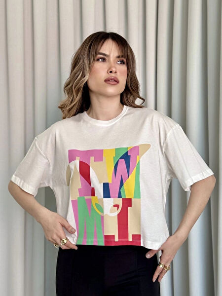 Işıltıkidsmoda Kadın Tişört