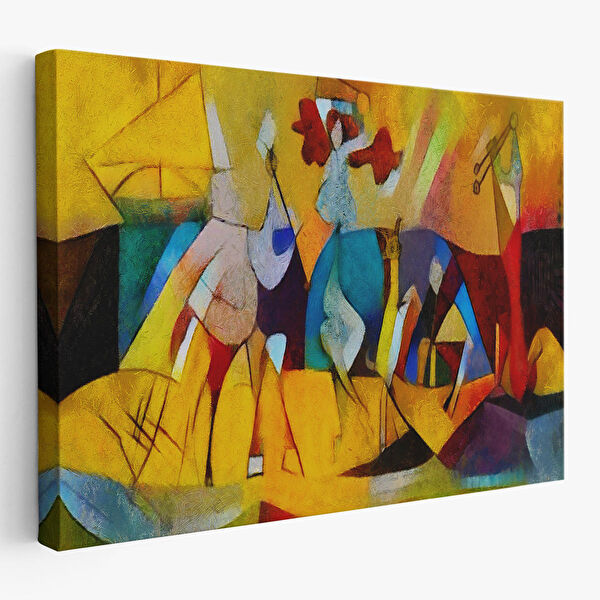 Harita Sepeti Kanvas Tablo