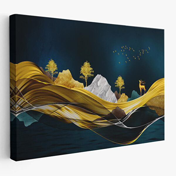 Harita Sepeti Kanvas Tablo