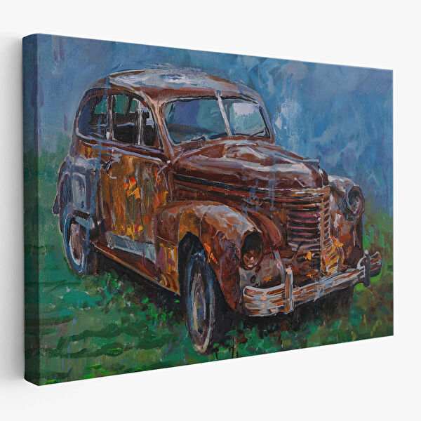 Harita Sepeti Kanvas Tablo