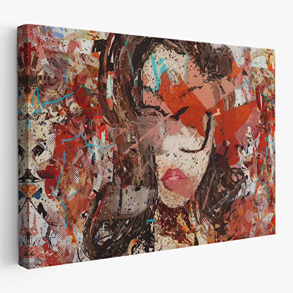 Harita Sepeti Kanvas Tablo