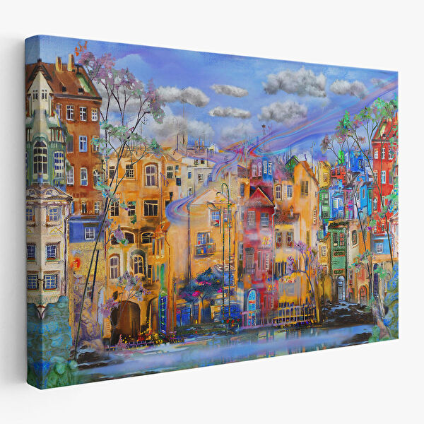 Harita Sepeti Kanvas Tablo