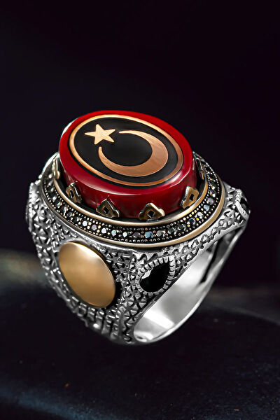 OSMANLI GÜMÜŞ Erkek Yüzük