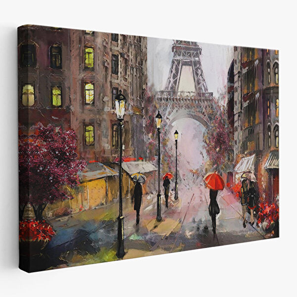 Harita Sepeti Kanvas Tablo