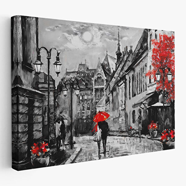 Harita Sepeti Kanvas Tablo