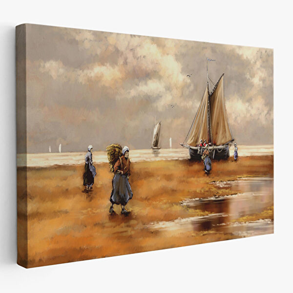 Harita Sepeti Kanvas Tablo