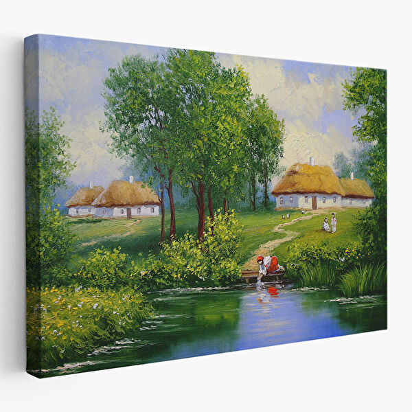 Harita Sepeti Kanvas Tablo