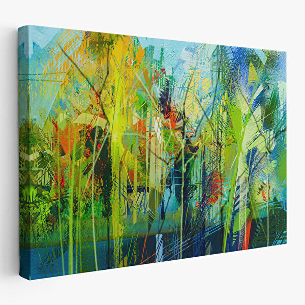 Harita Sepeti Kanvas Tablo