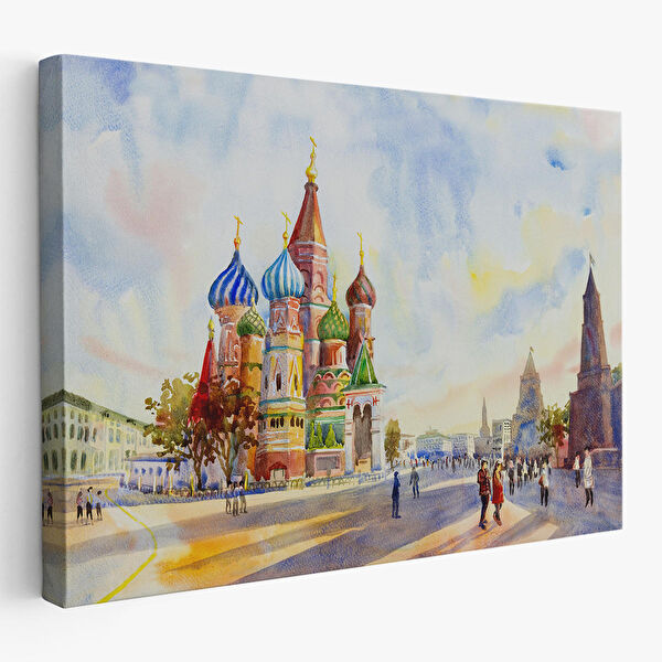 Harita Sepeti Kanvas Tablo