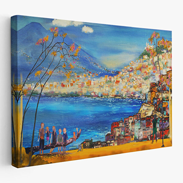 Harita Sepeti Kanvas Tablo