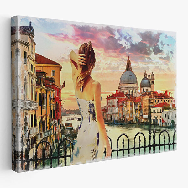 Harita Sepeti Kanvas Tablo