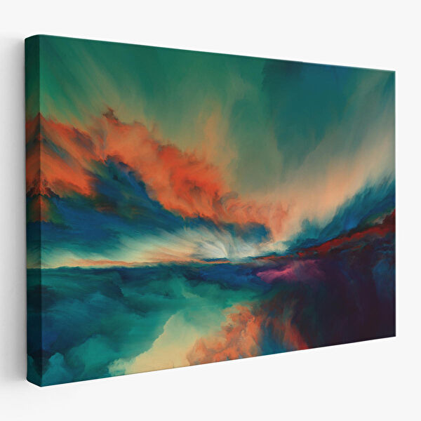 Harita Sepeti Kanvas Tablo