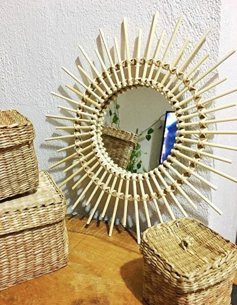 Boncukafası Duvar Aynası