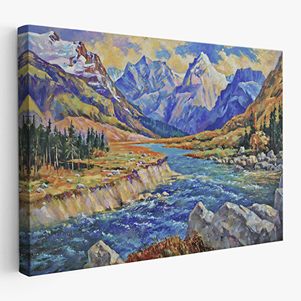 Harita Sepeti Kanvas Tablo