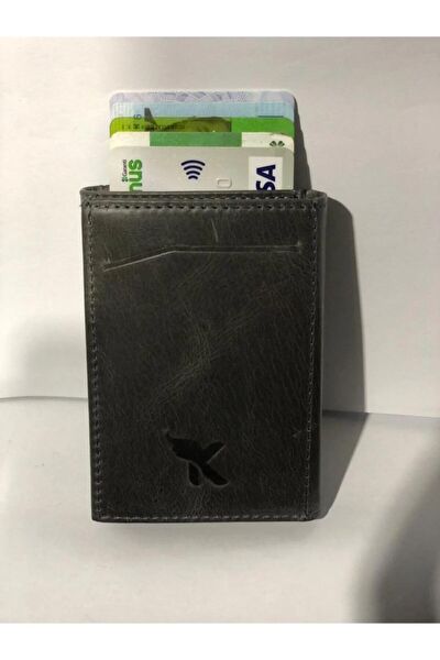 Karalı Deri Kadın Cüzdan