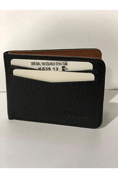 Karalı Deri Kadın Cüzdan