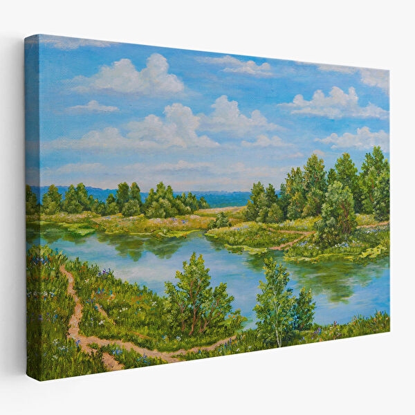 Harita Sepeti Kanvas Tablo