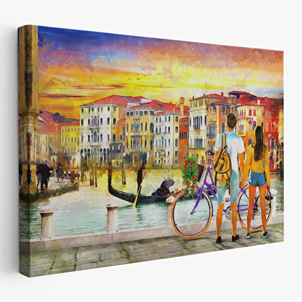 Harita Sepeti Kanvas Tablo