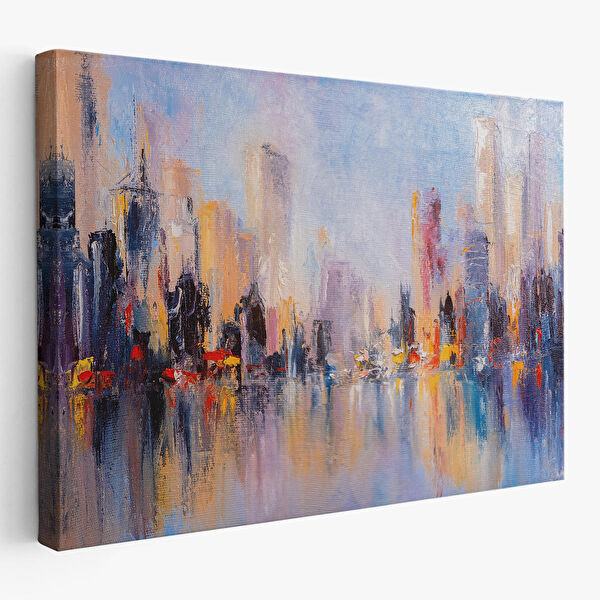 Harita Sepeti Kanvas Tablo