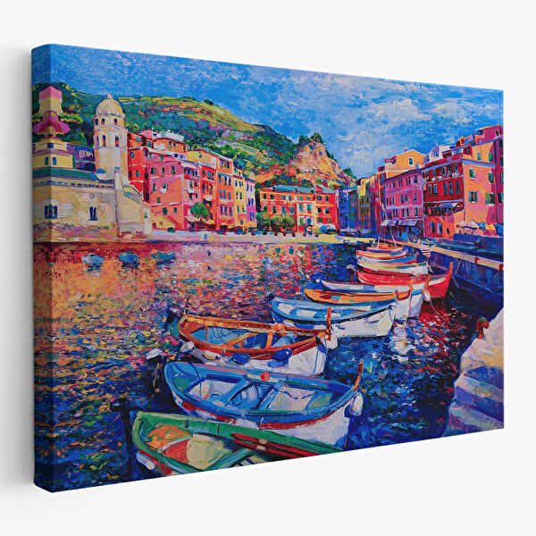 Harita Sepeti Kanvas Tablo