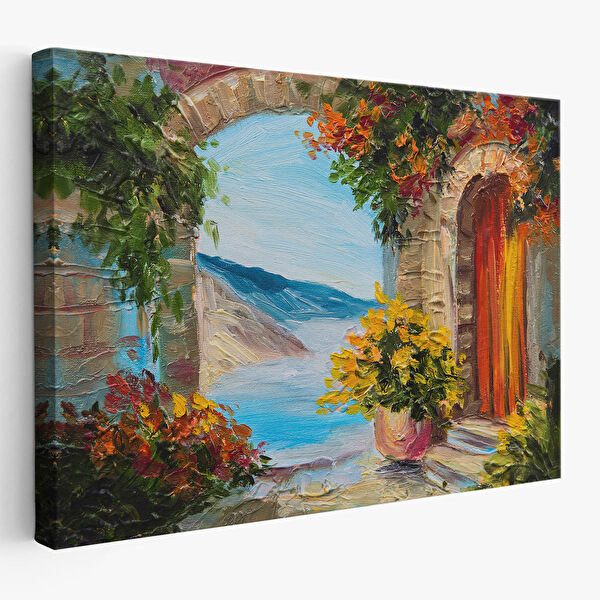 Harita Sepeti Kanvas Tablo