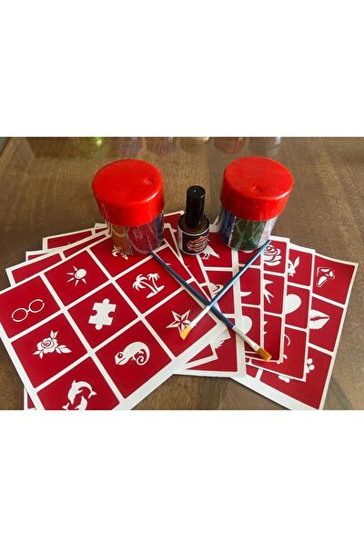 Airbrush Tattoo Geçici Dövme, Şablonları