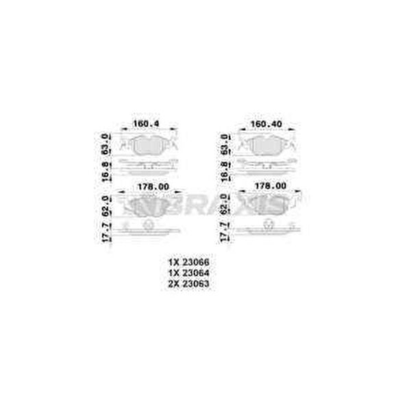 Parça Yuvası Fren Balataları