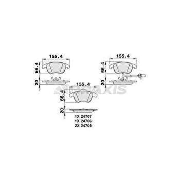 Parça Yuvası Fren Balataları