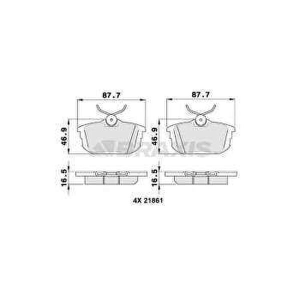 Parça Yuvası Fren Balataları