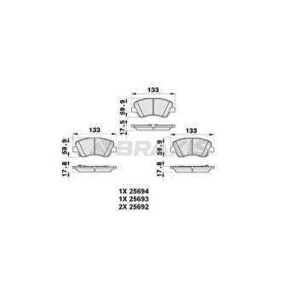 Parça Yuvası Fren Balataları