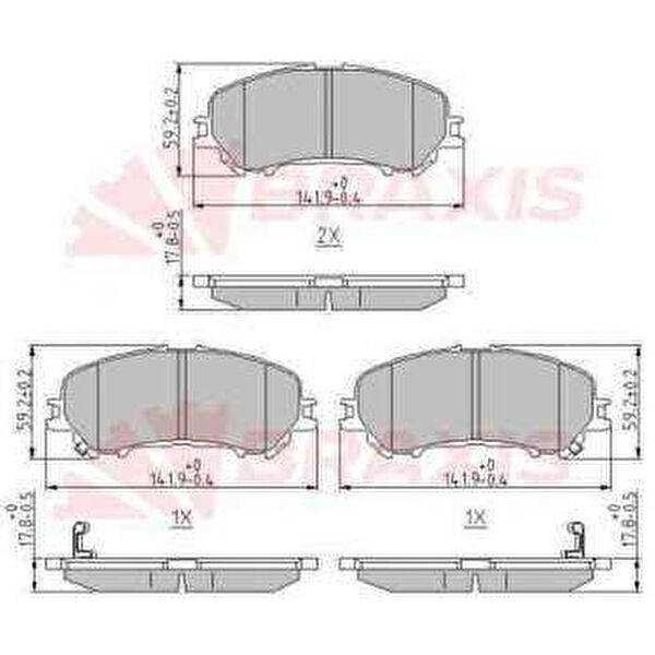 Parça Yuvası Fren Balataları