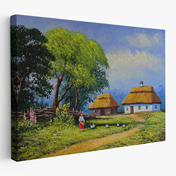 Harita Sepeti Kanvas Tablo