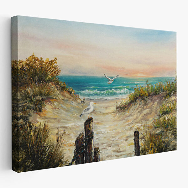 Harita Sepeti Kanvas Tablo