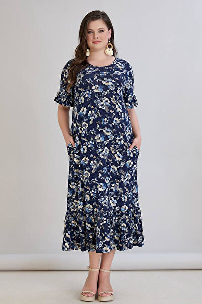 WearoN Büyük Beden Günlük Elbise