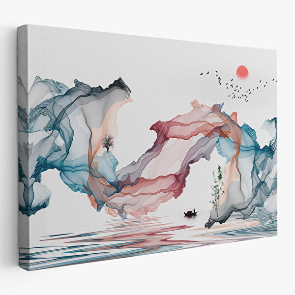 Harita Sepeti Kanvas Tablo