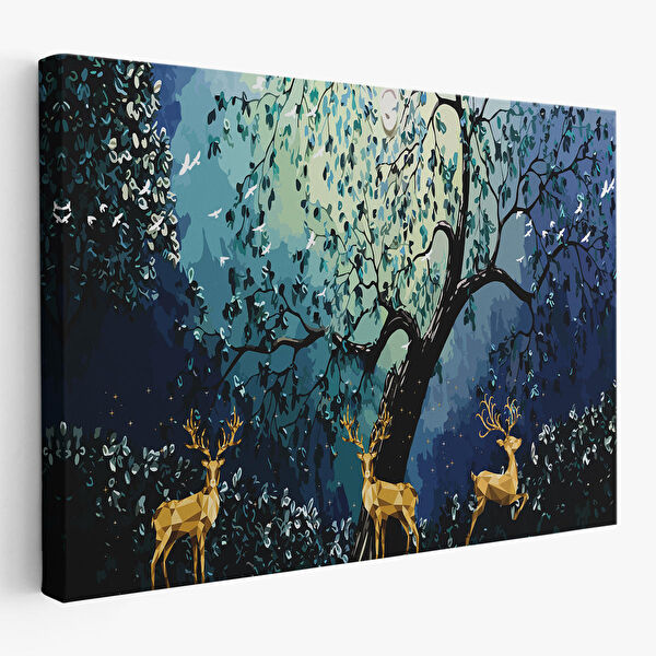 Harita Sepeti Kanvas Tablo