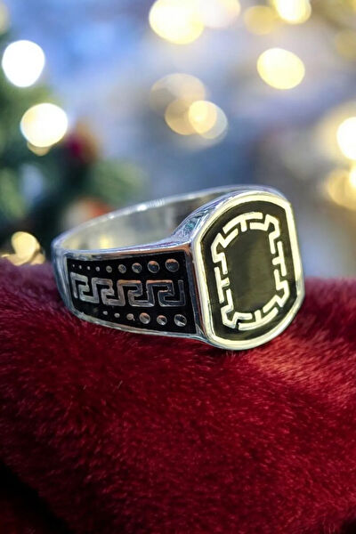 Moda Gümüş Erkek Yüzük