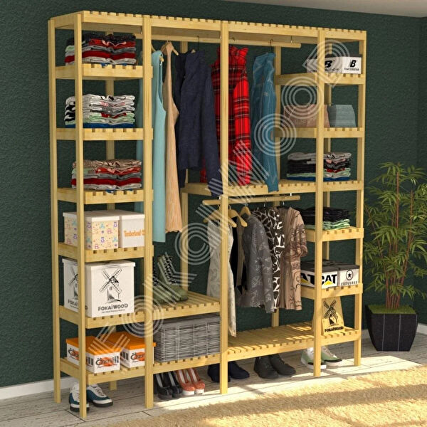 Fokai Wood Gardırop