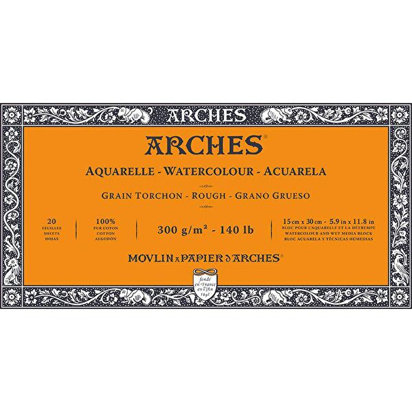 Arches Resim Defteri, Kağıtları